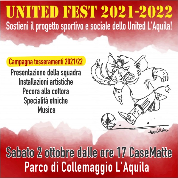3e32's tweet image. 📌 Sabato 2 ottobre a #CaseMatte #LAquila vieni a sostenere la stagione dei Mammut biancorossi! #UnitedLAquila #calciopopolare #antirazzismo #calcio