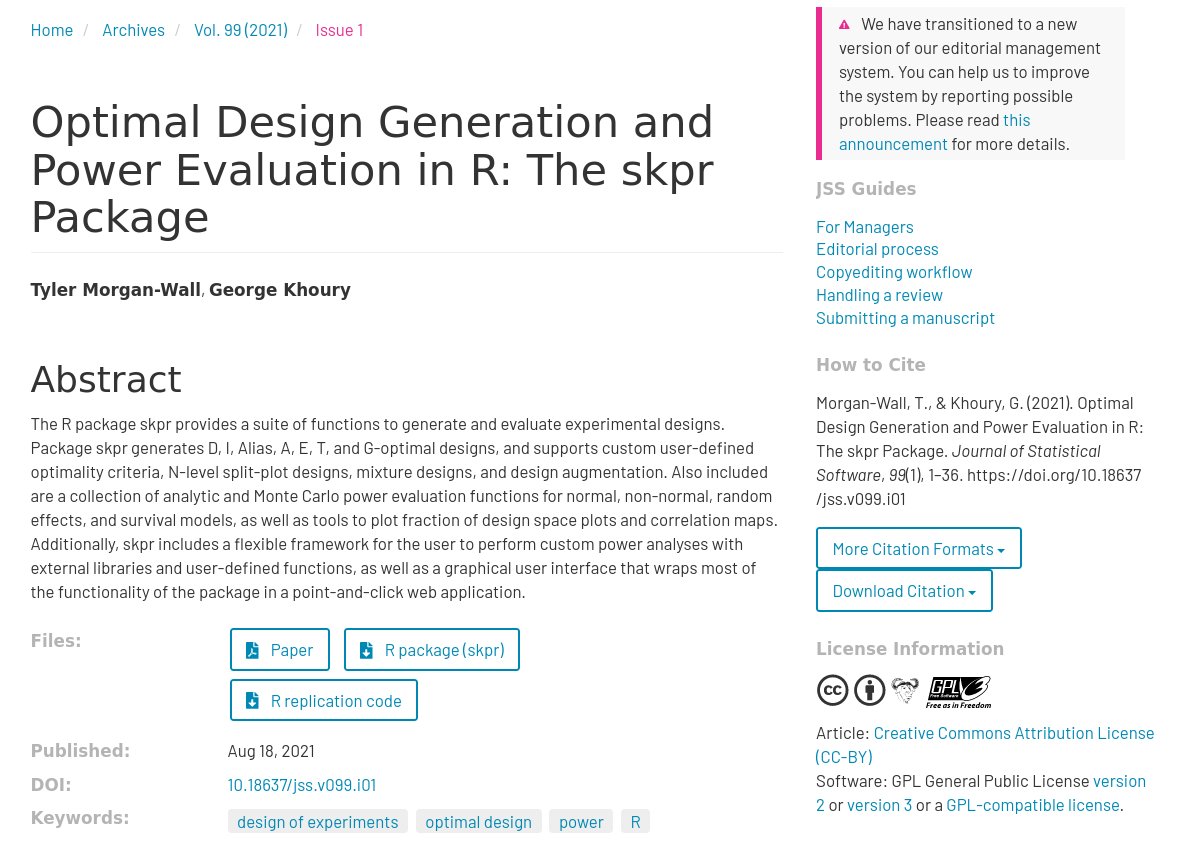 AchimZeileis's tweet photo. Journal of Statistical Software @jstatsoft is live again after transitioning to a new machine and #OJS3 by @pkp: Responsive front-end, much leaner backend, easier to use for everyone.
https://t.co/JUmLN2CurY
Thanks to our Technical Editor @RetoStauffer2 for making this happen! https://t.co/r0KsLqikKj