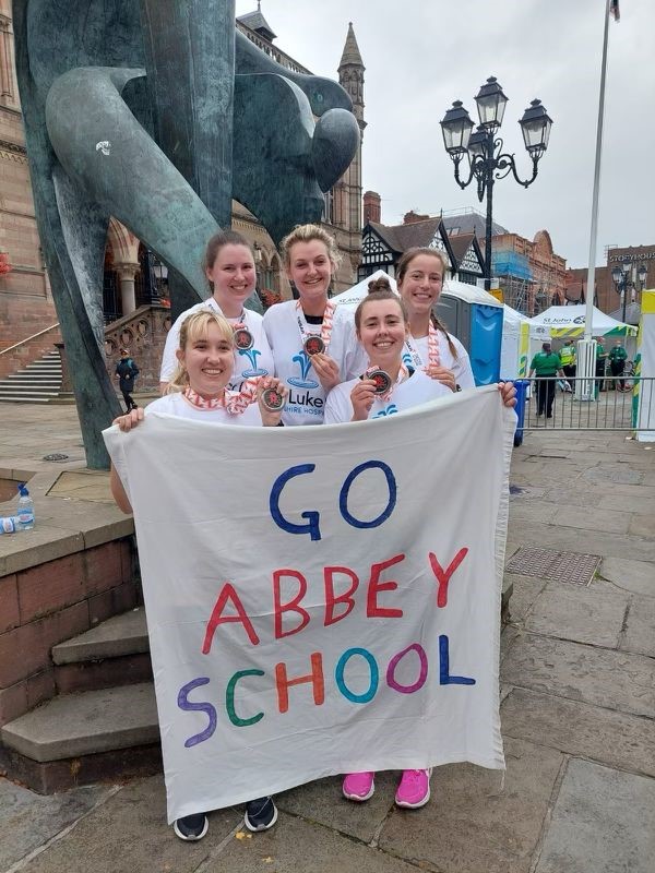 A big congratulations to our staff members Sophie, Rachel, Abi, Ali and Bente for their great efforts in running the Chester half marathon last weekend to raise money for <a href="/StLukesHospice/">St Luke's Hospice</a>, which has recently been a great support for two of our staff members. We are very proud!