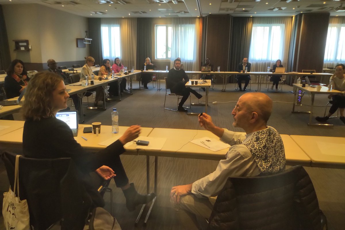 milicapesic's tweet photo. Next time journalists will not surprised us, neither we'd feel unequal. Practicing interviewing technics.  @GerisNet #CSO members attending Media relation hybrid workshop, off and online led by @dasha_I.
@EU_Commission
PARTICIP
@MDI_UK https://t.co/PuXavi8dXD