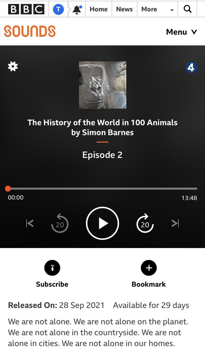 I’m on BBC Radio 4 Book of the Week! 9.45am all week - today chatting about the Archaeopteryx and the pink Pigeon later on this week 🎙