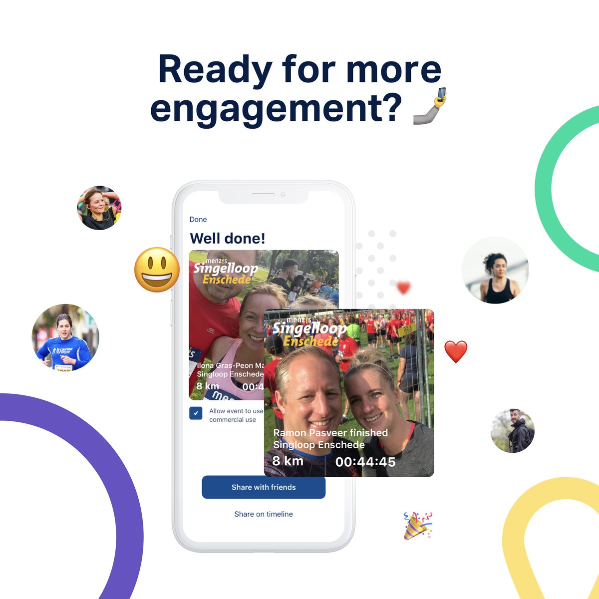 With the selfie function you ensure that your event gets even more engagement. Create cool selfie overlays that can be used in the app's selfie function. 🤳

#TRACX #selfieoverlays #smile