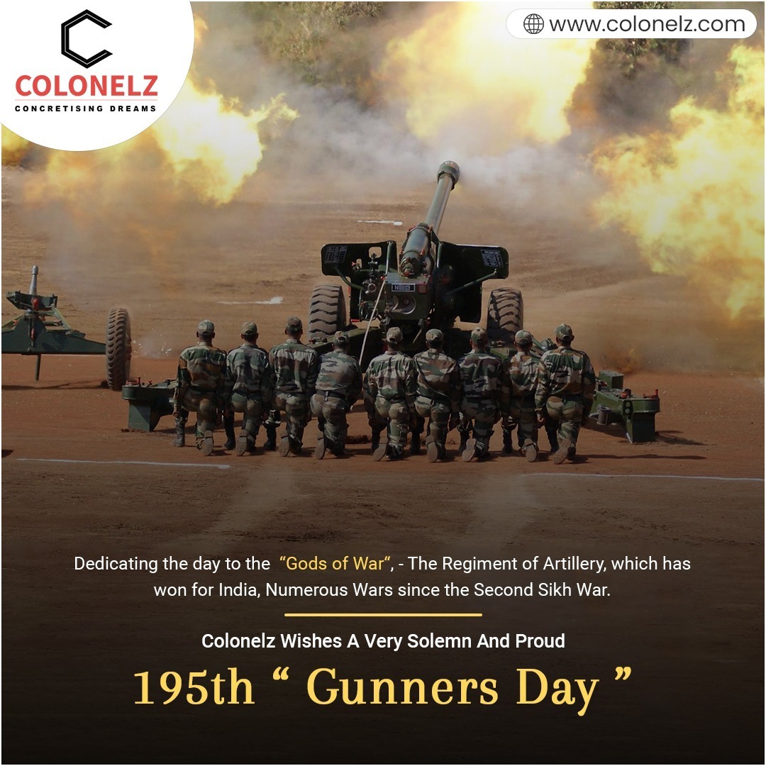 ColonelzCPL's tweet photo. We take this day to pay our respect and refresh our memories with pride for the Regiment of Artillery of the Indian Army.

#IndianArmy #GunnersDay #SaluteJawan #RegimentOfArtillery_India #indianarmedforces  #gunnersday #Colonelzinteriors #Colonelzcommitment #Colonelz https://t.co/44uY8P9tJH