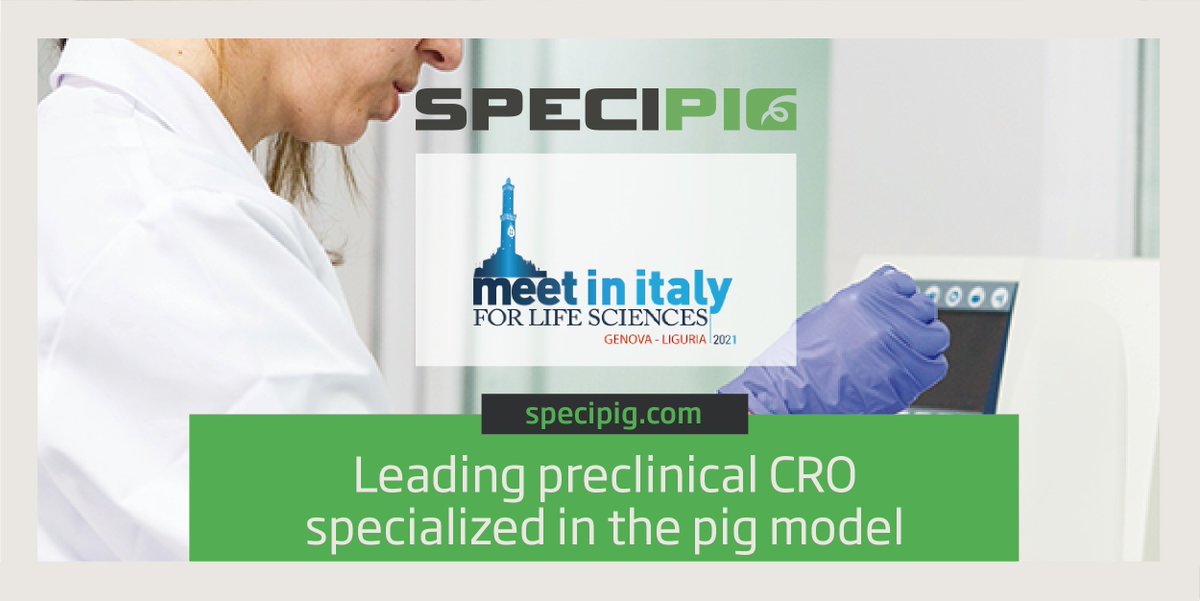 specipig's tweet photo. 📌 Tomorrow will be at Meet in Italy for Life Sciences Brokerage Event 2021 (#MIT4LS🇮🇹) hosted by @EEN_EU! 

Need a #ContractResearchOrganisation specialized in #pigmodel for your #preclinicalresearch? Join us: https://t.co/9ZKbJiw5kM https://t.co/Ipr2vWvD8s