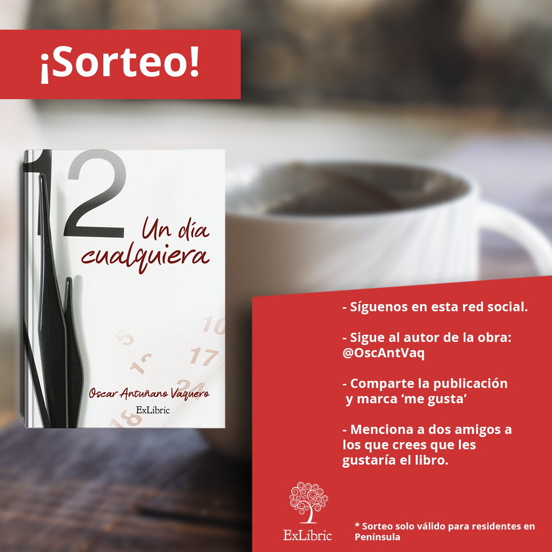 ExLibric's tweet photo. ✍️ Si eres fan de la poesía íntima, @OscAntVaq tiene un libro que seguro te gusta

📖 Participa en el sorteo del ejemplar de 𝙐𝙣 𝙙𝙞́𝙖 𝙘𝙪𝙖𝙡𝙦𝙪𝙞𝙚𝙧𝙖 y llévate este poemario 

⏬INSTRUCCIONES ⏬ https://t.co/DZNfapYKCU