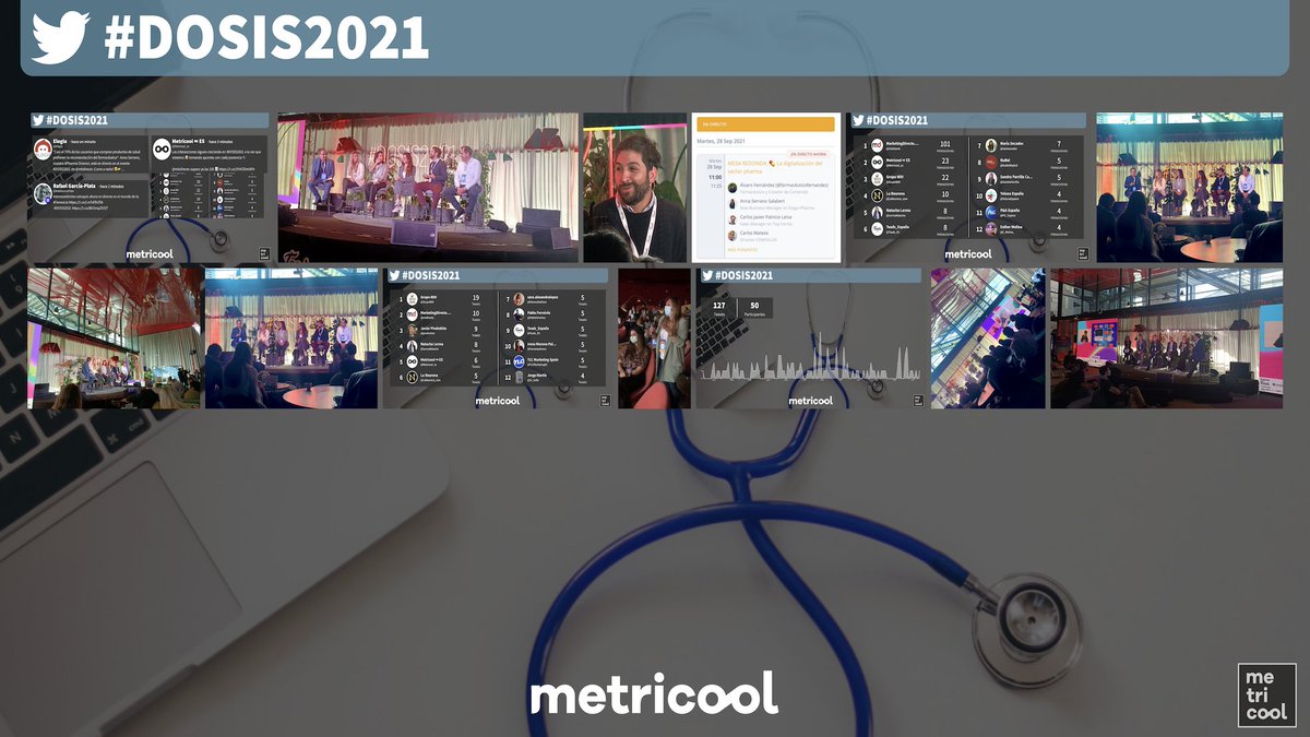 Cómo el sector pharma se ha digitalizado o pandemia son dos conversaciones que se están tratando en #DOSIS2021 y que se han recogido en imágenes 📸