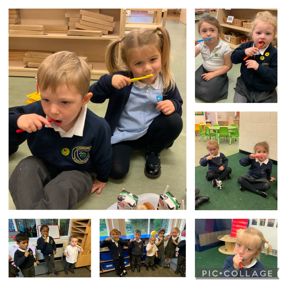 Gorsefield's tweet photo. Nursery are taking part in Brush Bus! Making sure we are have strong and healthy teeth! πͺ₯ π¦· #brushbus #eyfs https://t.co/KWYU4yrRBg