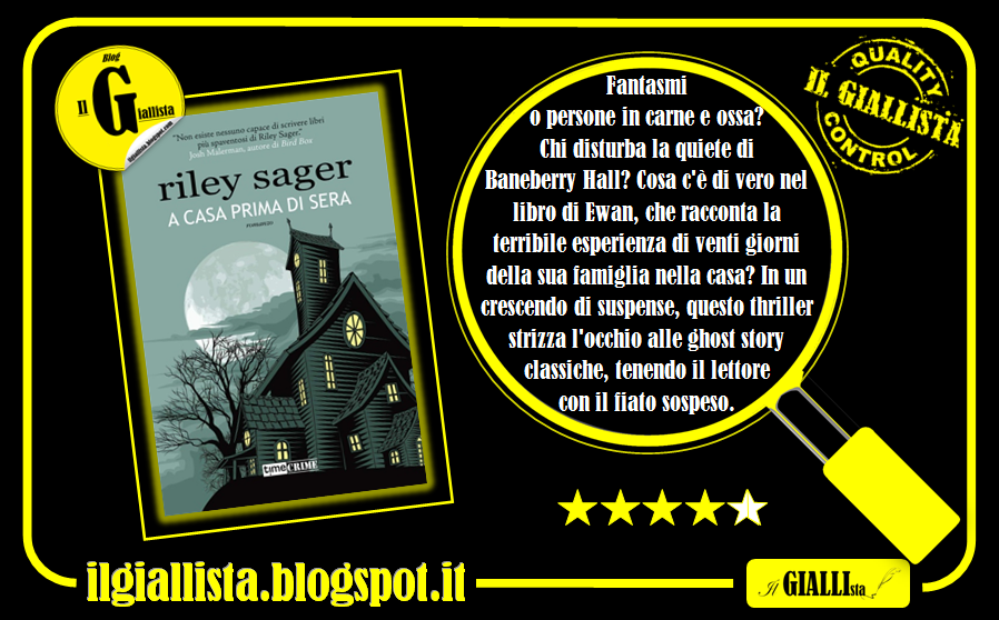 GiallistaIl's tweet photo. Buongiorno, amici!
Per le #RecensioniFlash de #IlGiallista, oggi eccovi quella del thriller #ACasaPrimaDiSera di @riley_sager edito da @Time_Crime - @fanuccieditore.
https://t.co/mNOAdYzozz https://t.co/oRuI00JTT1