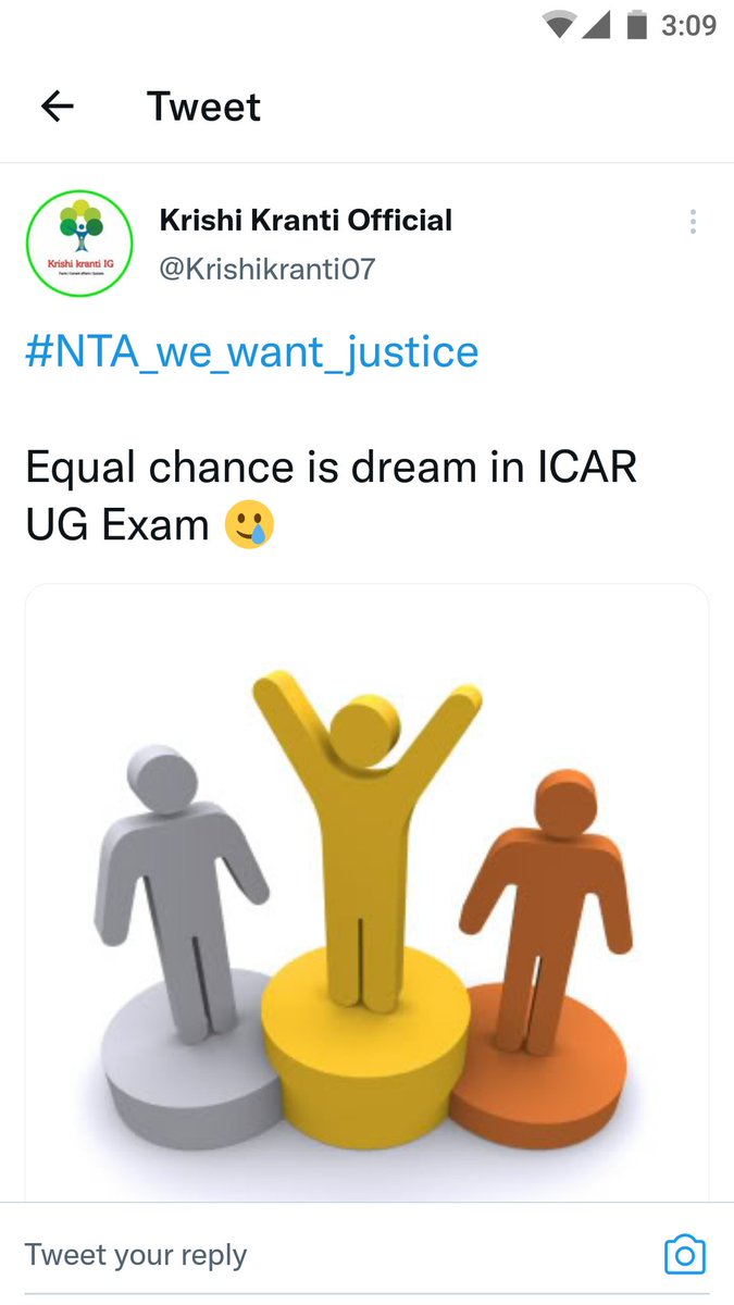 PrachiK24361415's tweet photo. @Krishikranti07 #NTA_We_want_justice 
@DG_NTA 
@icarindia 
@dpradhanbjp 
@nstomar 
@narendramodi 
@sudhirchaudhary 
@ZeeNews 
@ndtvindia 
@JharkhandCMO 
@EduMinOfIndia 
@Krishikranti07 
@being_prabhat 
We want normalization
It's our right !! 
#NTA_We_want_justice 
#NTA_We_want_justice https://t.co/K7EqHBY6pk