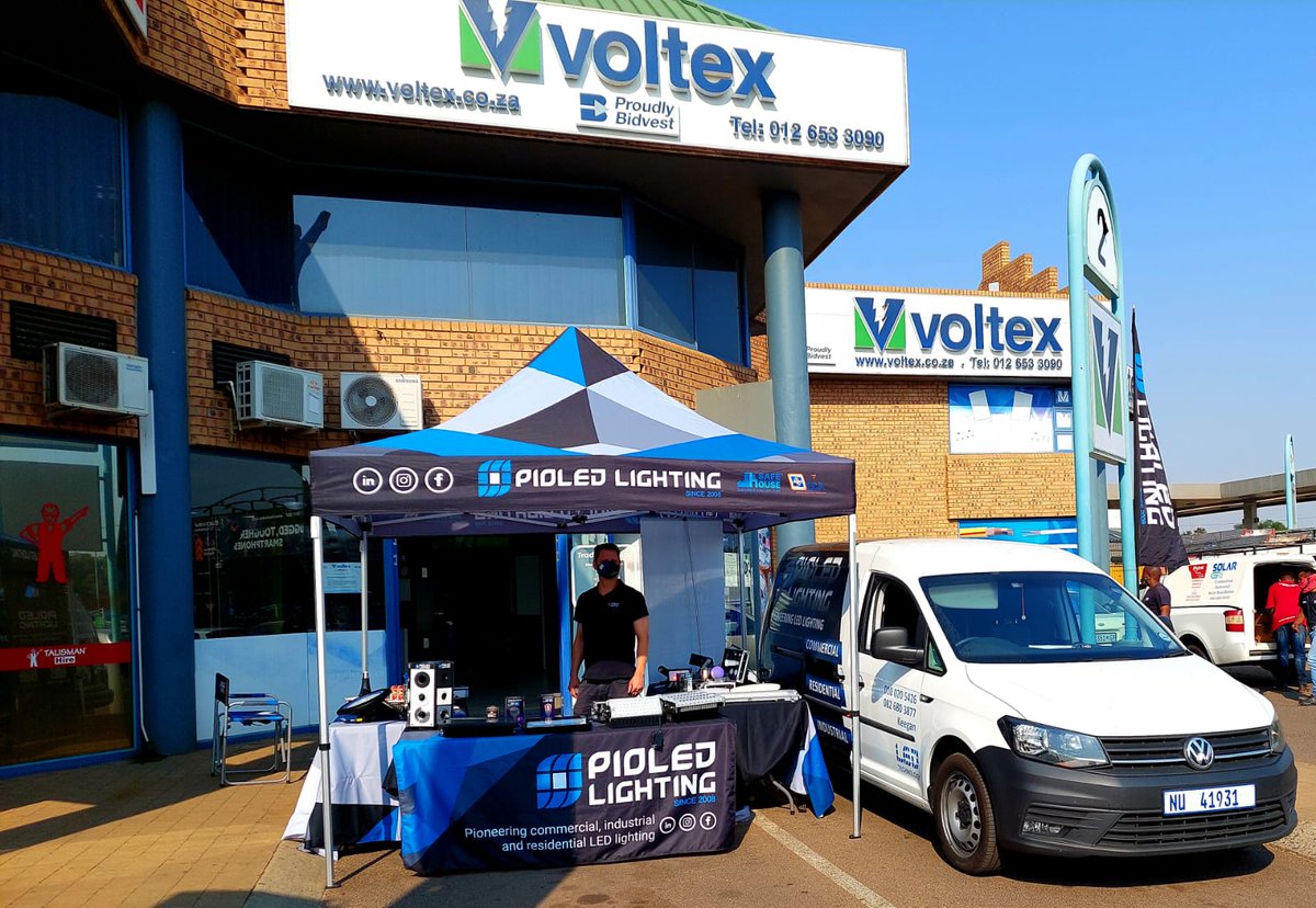 voltexsa's tweet photo. PioLED Lighting is hosting a Breakfast Run at Voltex Centurion this morning.
Everybody is welcome so pop in to see what is on offer.
#Voltex #YourElectricalConnection #VoltexFirst #PioLED #Electrical #Electrician #LED #Lighting #Flood https://t.co/GfurM8QSb6