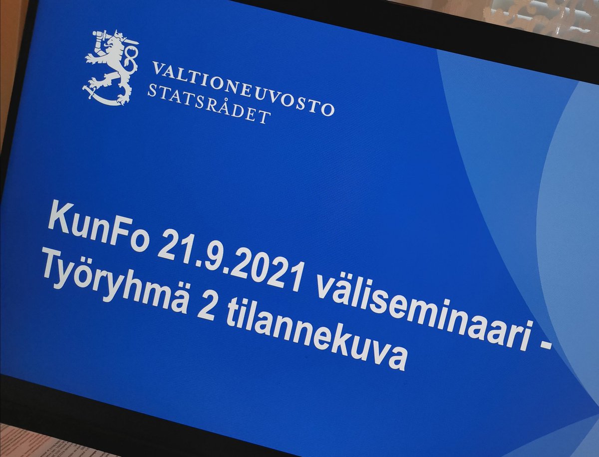 Anu Kippola-Pääkkönen (@anukippola) on Twitter photo Kuntoutuksen koulutuksen ja tutkimuksen kehittämisfoorumin (2021-2023) #KunFo väliseminaarissa käymme läpi nykyhetken tilannekuvaa. Työskentely etenee😊 <a href="/okmfi/">Opetus- ja kulttuuriministeriö</a> <a href="/STM_Uutiset/">Sosiaali- ja terveysministeriö</a> Kuntoutuksen koulutuksen ja tutkimuksen kehittämisfoorumin (2021-2023) #KunFo väliseminaarissa käymme läpi nykyhetken tilannekuvaa. Työskentely etenee😊 <a href="/okmfi/">Opetus- ja kulttuuriministeriö</a> <a href="/STM_Uutiset/">Sosiaali- ja terveysministeriö</a>