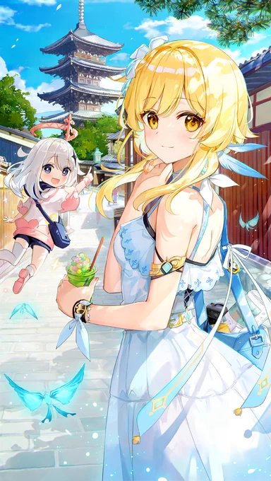 #原神1周年  #原神  おめでとうございます! 