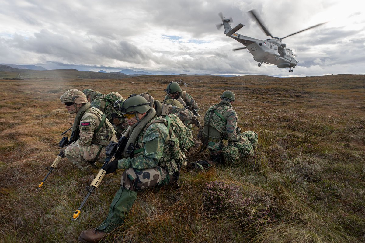 Currently in Loch Ewe, conducting amphibious operations in Scotland for JW21. A stunning and challenging landscape for this exercise. #JointWarrior #koninklijkemarine #wearenato