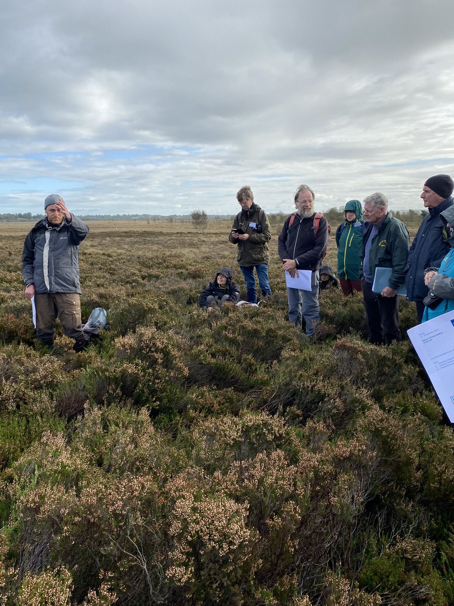 Eurosite's tweet photo. Day 2 of the #NaturalClimateBuffers Study Tour: @LIFEprogramme in action @LIFEraisedbogs Clara bog, peatland restoration NBCs #CarbonSink #BlueGreenSpace & #NaturalSponge. Wonderful implementation of #NatureBasedSolutions! https://t.co/cwAlHGHaLp