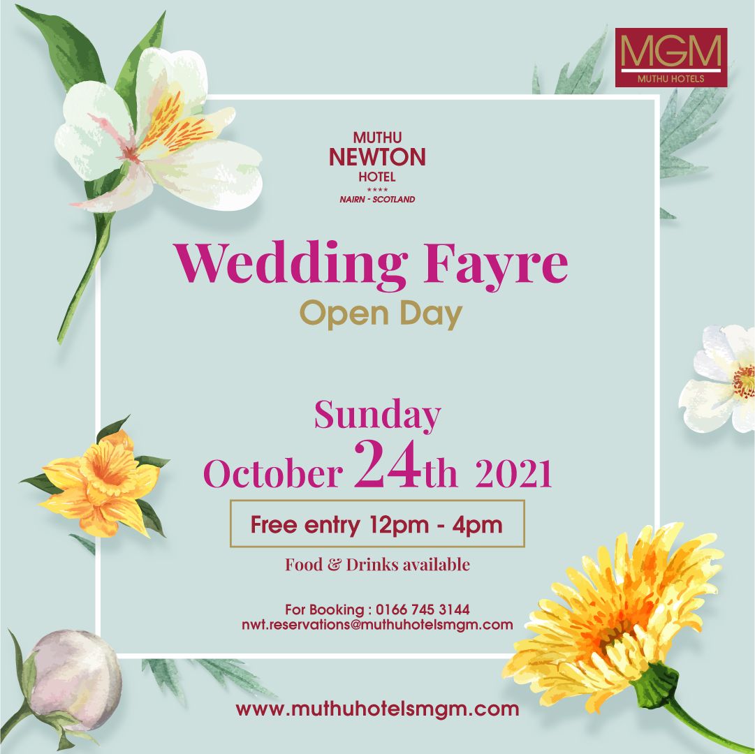 ❤️🥰💐Happily ever after at Muthu Newton Hotel Nairn! Are you planning to get married? Thinking about finding suppliers? Look no further, visit us for the wedding exhibitors on 24th October at our wedding fayre! We can’t wait to see you say YES! 💐❤️😍 muthuhotelsmgm.com
