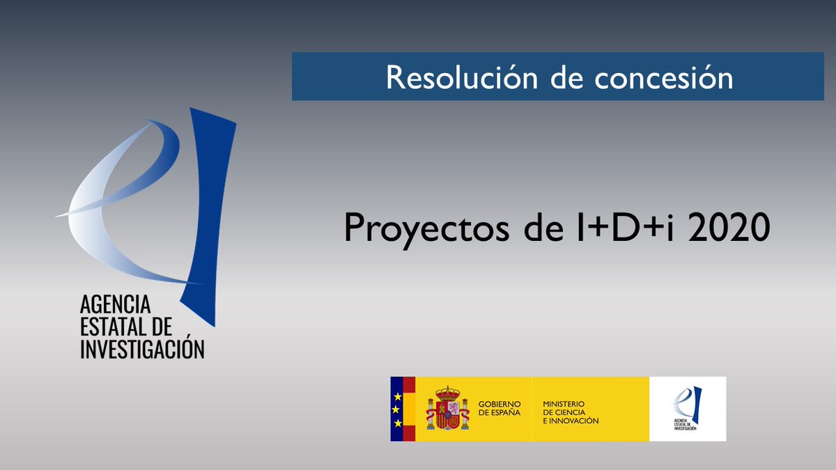 AgEInves's tweet photo. ‼️ La @AgEInves ha publicado la Resolución de Concesión de la convocatoria Proyectos de I+D+i 2020.
Financiaremos 3.198 proyectos, fomentando la generación y el avance significativo del conocimiento científico y la investigación de calidad.
💰 411,3 M€
➡️ https://t.co/sPJSOJOo4x https://t.co/jSYdWPkPmp