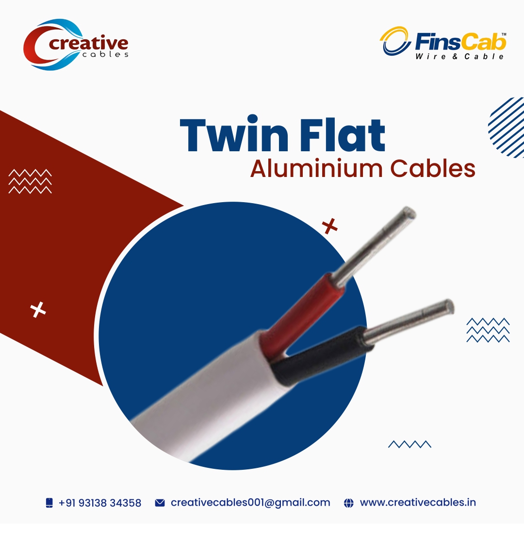 creativecables1's tweet photo. Know for providing the best quality Twin Flat Aluminium Cables that promise safety.

For more details
Mo - (+91)9313834358
Web - https://t.co/RnnlcJdNJ9
Email - creativecables001@gmail.com

#creativecables #twinflatecable #cables #wiring #multicoloured #submersiblecable https://t.co/VaDtQbnxC4