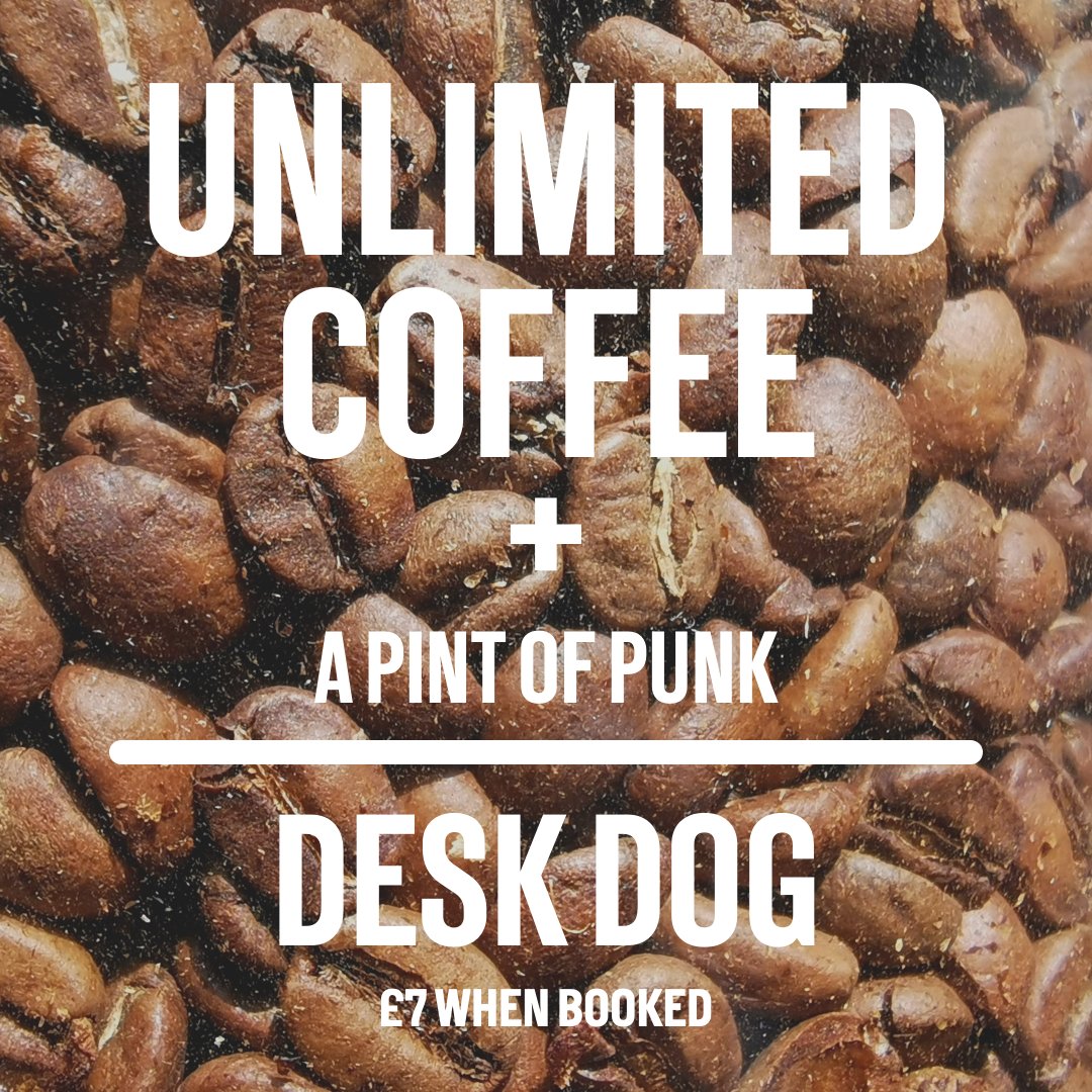 brewdoginveruri's tweet photo. Coffee, beer AND a workspace. What more could you need?
Make a Desk Dog booking and get all above for just £7.
Mon-Fri only.

P.s. You can have tea instead, we won't judge 😉

#Brewdog #Inverurie #BrewdogInverurie #DeskDog #Coffee #Beer https://t.co/0AgXAC8XBY