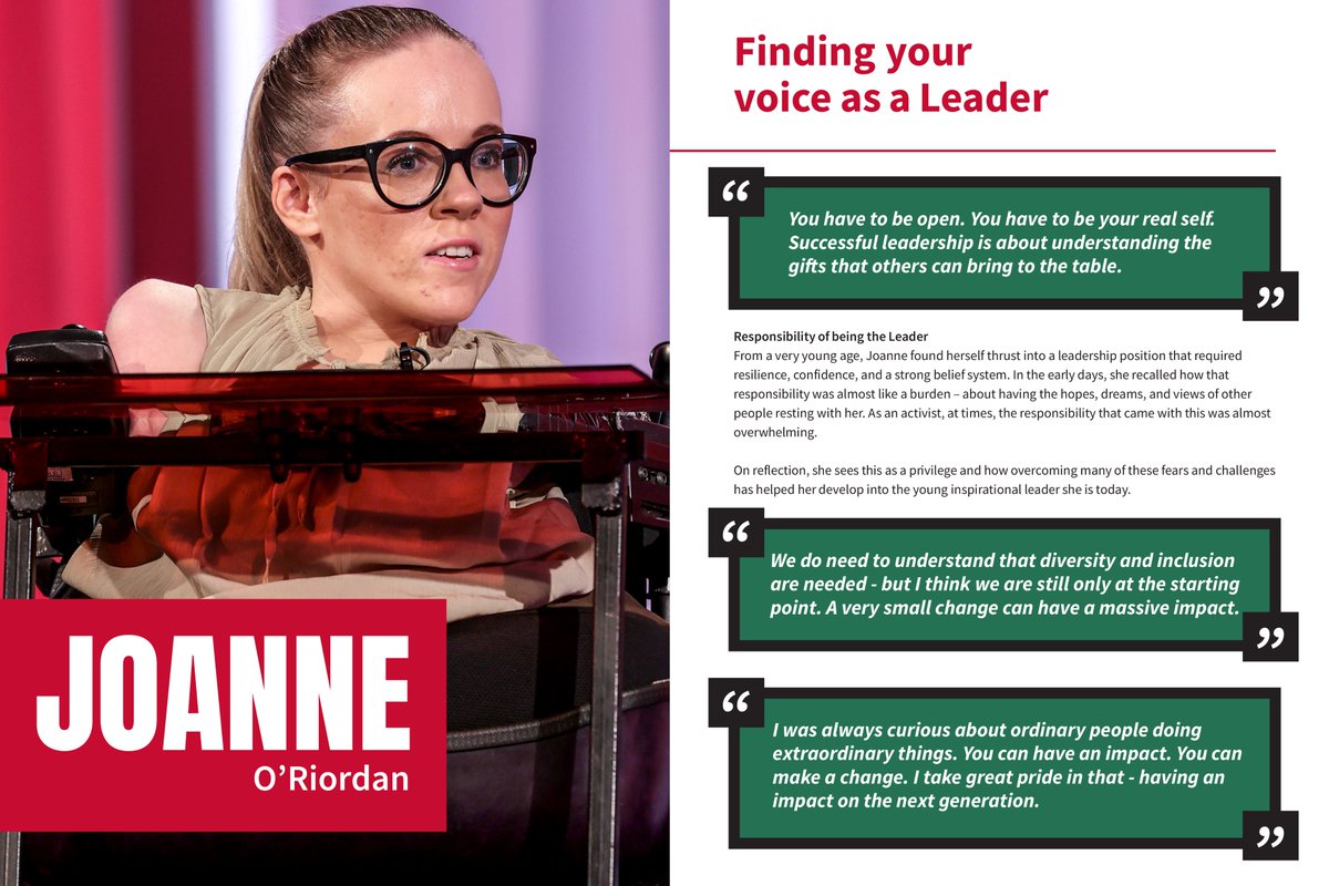 'You have to be open. You have to be your real self. Successful leadership is about understanding the gifts that others can bring to the table' - Joanne O'Riordan #LeadersLounge #Leadership #Leader