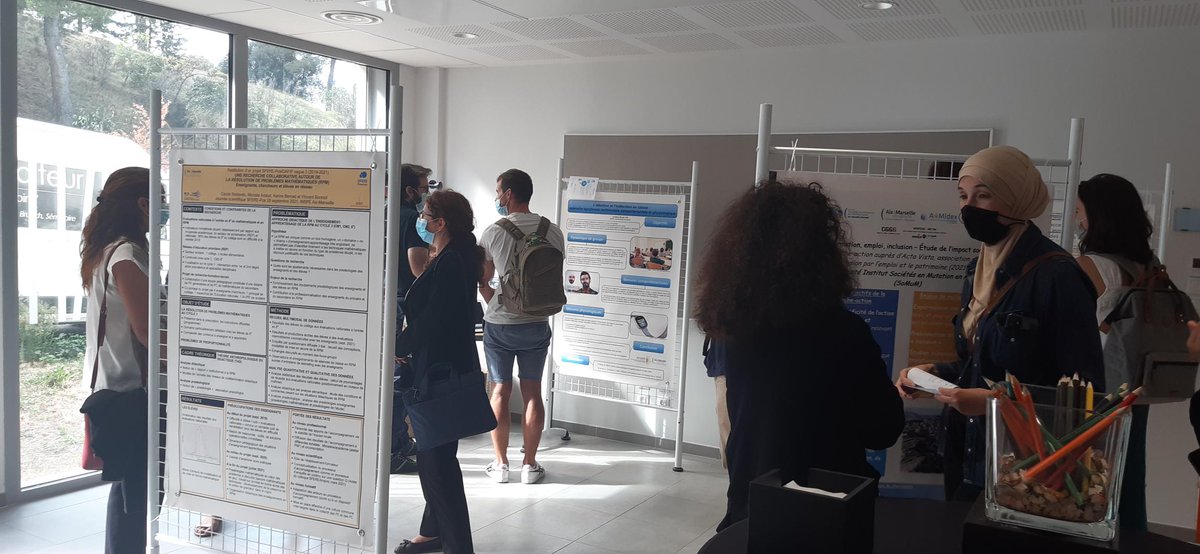 InspeAixMrs's tweet photo. #Recherche #Education #Formation
Journée scientifique #SFEREProvence à l'@InspeAixMrs #Marseille. Rencontre entre chercheurs, formateurs, doctorants et masterants. + Session conférences et posters. https://t.co/ERFnDXjSxq