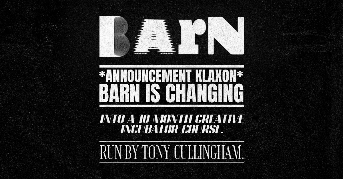 📣 Calling all mavericks, makers, misfits and creative eggs 📣 We have an incubator for you. And we’ll be paying. Yes, even our creative course zags. Want in? Apply now: bartleboglehegarty.com/barn Submissions close Monday 4th October.