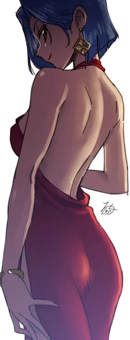 ドレスが似合うセリカさん 