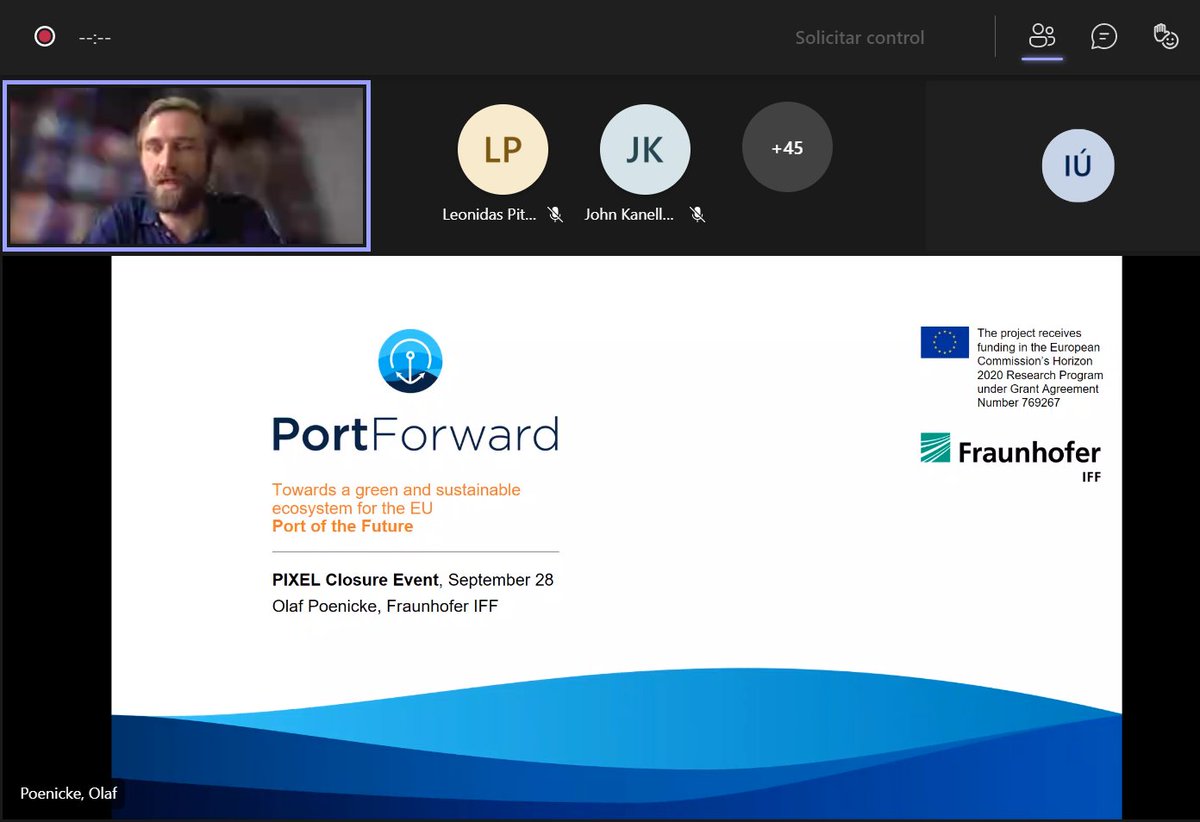 Thank you very much 🧎‍♀️👏to the invited #speakers for their interventions in the <a href="/PortsPixel/">PIXEL-ports</a>🍃 #ClosureEvent this morning!🔝 Very proud to have been #collaborating with you all these past 41 months! <a href="/corealis_eu/">COREALIS</a> <a href="/portforward_eu/">PortForward</a> <a href="/DocksTheFuture/">Docks The Future</a> <a href="/aivp_net/">AIVP</a>