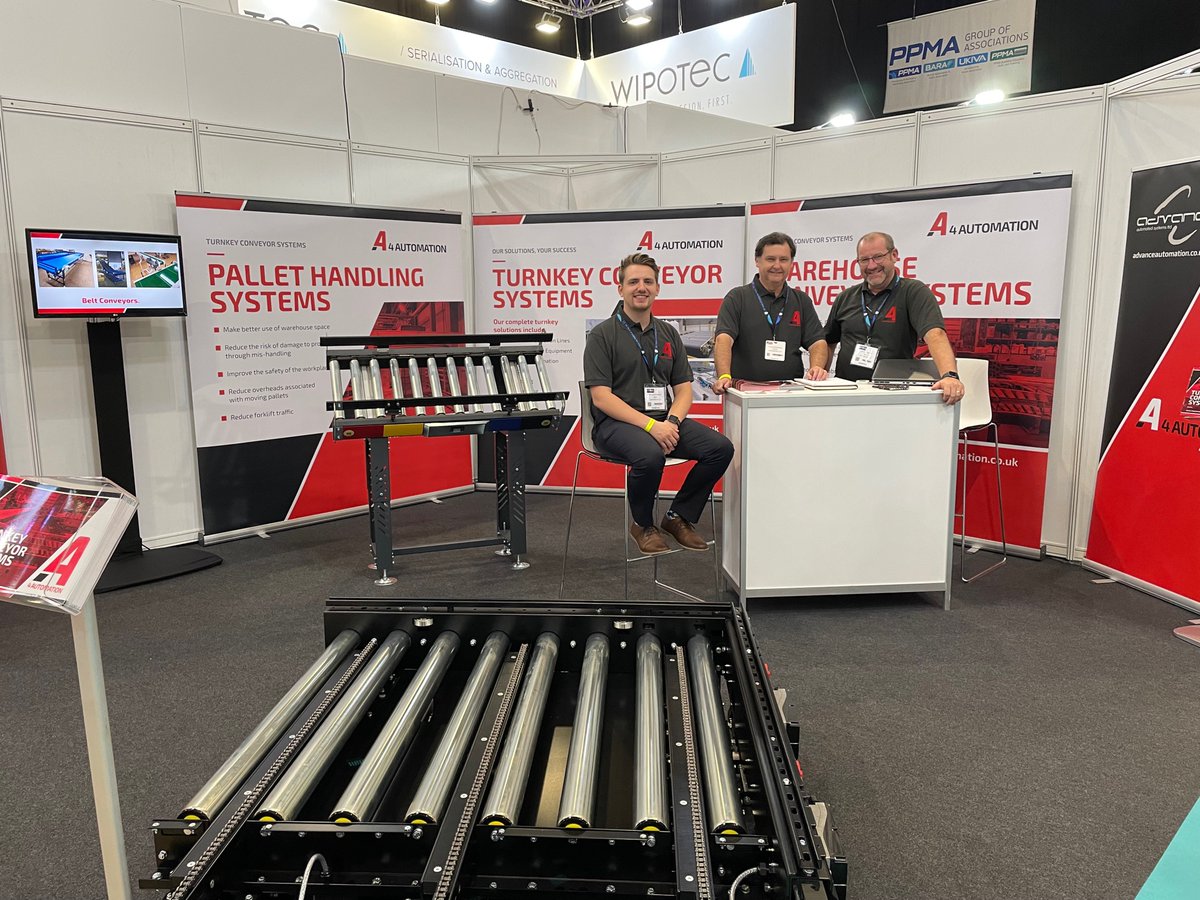 Day 1 of PPMA 2021 &amp; we're here &amp; ready on stand C74 to discuss any of your automation and conveying requirements! #conveying #automation @ppmaltd
