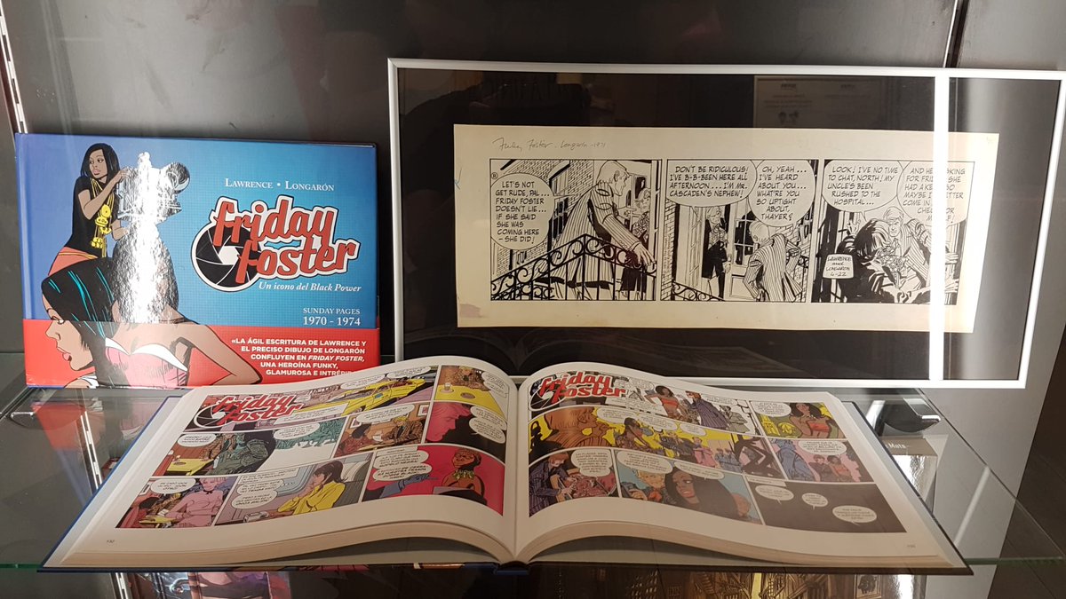 JavierMeson's tweet photo. Hasta finales de octubre, podréis disfrutar del arte de Jordi Longarón en @NormaComics, con la exposición de una de las tiras diarias de Friday Foster. No faltéis a la cita. @NormaEditorial
#fridayfoster #jordilongaron #jorgelongaron #jimlawrence https://t.co/efiBlJVs1l