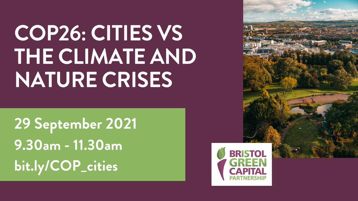 bcnpartnership's tweet photo. Last chance to book for our free online event 'COP26: Cities vs the Climate and Nature Crises', taking place tomorrow from 9.30 - 11.30am. We have some excellent speakers lined up, and it promises to be a really interesting morning. Hope to see you there! https://t.co/e8ATeAEkcN https://t.co/fdktUrUsJo