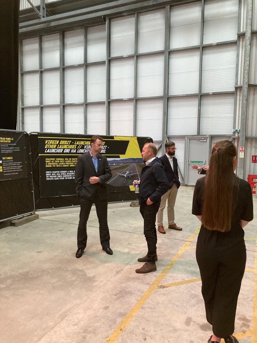 Our CEO <a href="/paul_bate/">Paul Bate</a> visited <a href="/SpaceCornwall/">Spaceport Cornwall</a> this morning. 🚀 

We're helping grow the UK’s spaceflight capabilities with funding across several sites for horizontal and vertical launch. 

#LaunchUK