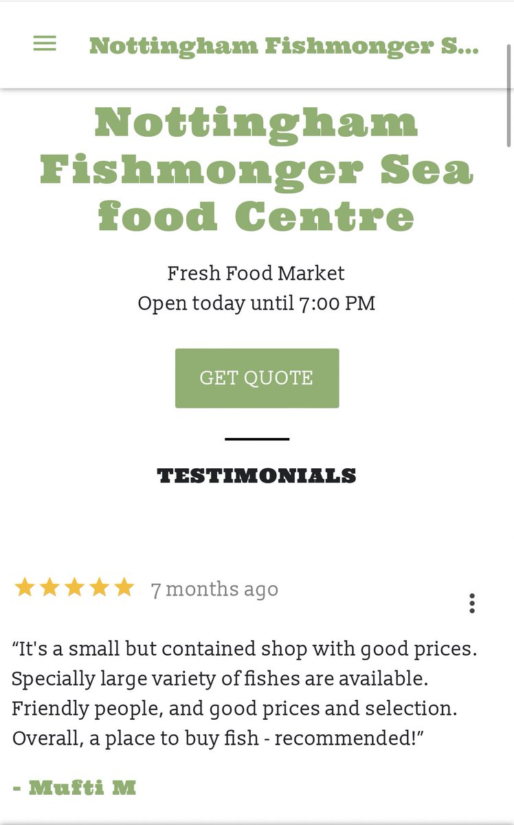NottinghamFish1's tweet photo. Just some reviews from our satisfied customers 🤩!!! https://t.co/yTlYh3TDzQ