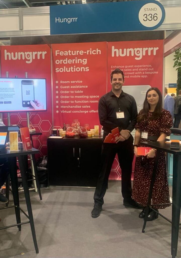 HungrrrFood's tweet photo. We are currently in London at @Hotel360Expo!

Come and see us at stand 336 to join hundreds of businesses already using hungrrr’s feature-rich ordering solutions. Event-exclusive offer available.

#HDS21 #Hotel360Expo https://t.co/tmSxSaqvJ0