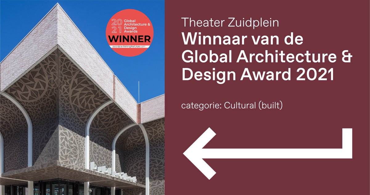Theater Zuidplein blijft internationaal aandacht trekken: het ontwerp is winnaar van de Global Architecture And Design Award 2021:
bit.ly/3ucyUcM
#dezwartehond #rethinkingthefuture <a href="/HartvanZuid/">Hart van Zuid Rotterdam</a>    <a href="/TheaterZ/">Theater Zuidplein</a> <a href="/BallastNedam/">Ballast Nedam</a> <a href="/heijmansnl/">Heijmans</a> <a href="/gemeenteraad010/">gemeenteraad van Rotterdam</a>