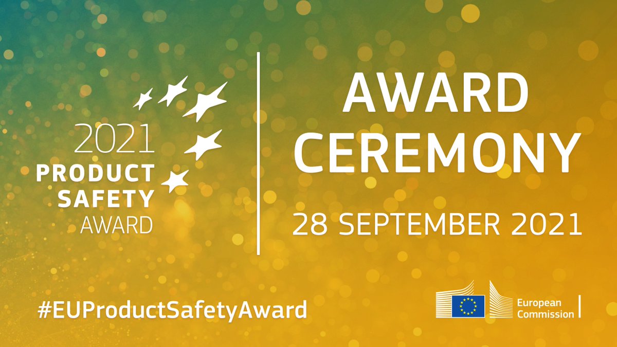 EU_Consumer's tweet photo. 🏆#EUProductSafetyAward ceremony is today!

🤔Curious to find out who the winners are?

🎦Watch LIVE from 15:00 CET
➡️https://t.co/aocll2N4UN https://t.co/0KV0GZWACc