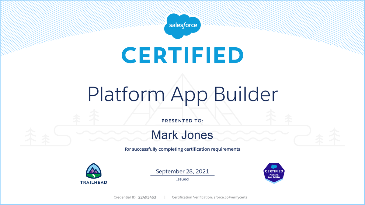 ThisIsMarkJones's tweet image. I&apos;m now officially #2xCertified ... this morning I managed to pass my #platformappbuilder exam. Now for a little downtime before looking ahead to the next exam. #salesforce #salesforcecertified