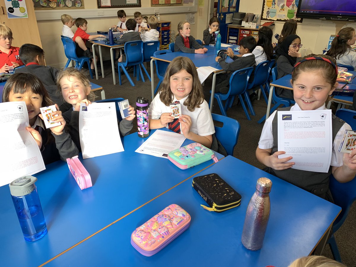 giffnockprimary's tweet photo. Across the school pupils have been receiving their Maths Week gift of a pack of playing cards. We canβt wait to see which games your families enjoy playing most. Enjoy. #GPSmathsweek #MathsWeekScot https://t.co/IxhYc3yV6K