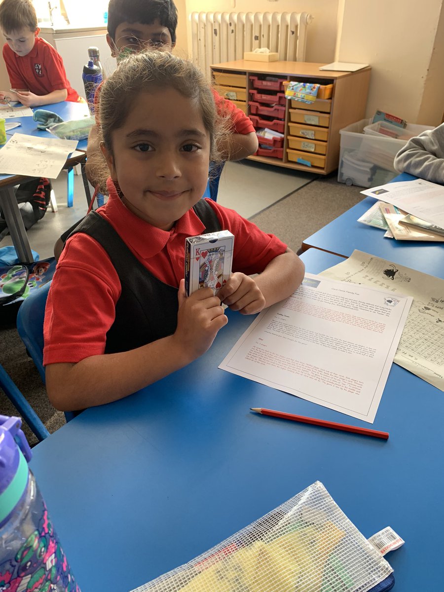 giffnockprimary's tweet photo. Across the school pupils have been receiving their Maths Week gift of a pack of playing cards. We canβt wait to see which games your families enjoy playing most. Enjoy. #GPSmathsweek #MathsWeekScot https://t.co/IxhYc3yV6K