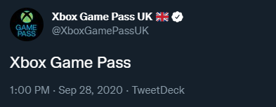 happy birthday to us! 🎂 let’s celebrate our 1st twitter birthday with a cheeky 12-month Xbox Game Pass giveaway 🎁 ✨ Follow @XboxGamePassUK 🔁 RT this tweet