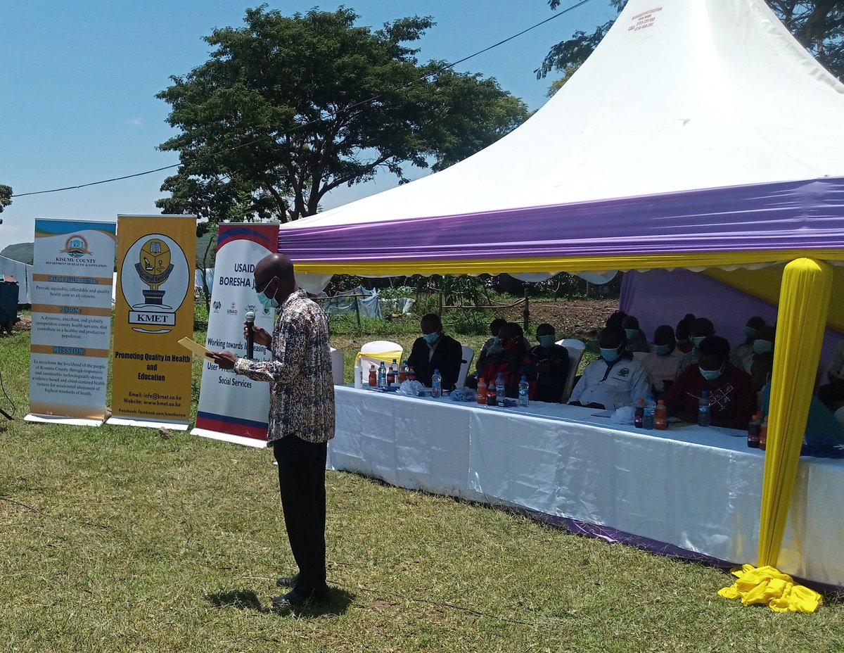 Kmet_Kenya's tweet photo. The Chief Guest has recognized existing #FPCIP launched back in 2020 that has shaped the road map to Family service provision in Kisumu County,we are honored to have taken lead in the development of the document.#WCD2021ke https://t.co/bwVOjhXzj0