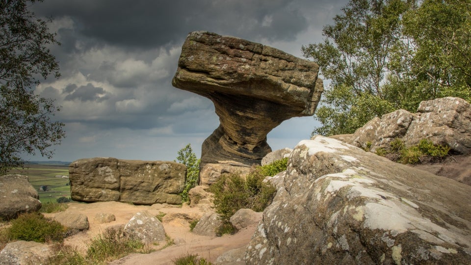 britishplaymap's tweet photo. Definitely one of our happy places @NTbrimhamrocks. If like us you love bouldering, scrambling, running, jumping, squeezing, hide and seeking then Brimham Rocks is the place for you! https://t.co/QmumFYl8Ar https://t.co/VPgAOEWTLl