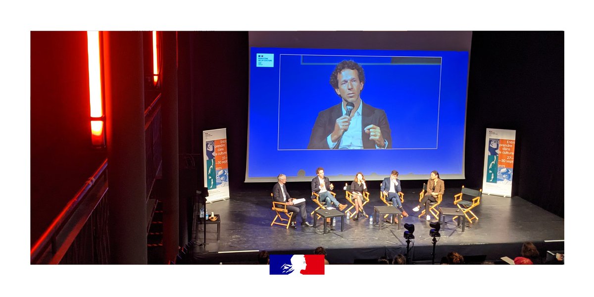#EntreprendreCulture | Table ronde « Innover dans la culture, pourquoi ? » avec <a href="/LeCNC/">Le CNC</a>, <a href="/vincentflorant/">Vincent Florant</a>, <a href="/believe/">Believe</a>, <a href="/MuseeOrsay/">Musée d'Orsay</a>, <a href="/LaSeineMusicale/">La Seine Musicale</a>, <a href="/PetiteChanOk/">Hélène Charbonnier</a>, <a href="/Ohaber1/">Olivier Haber</a> et <a href="/navY/">Yvan Boudillet</a>. 

👉 forum-entreprendre-culture.fr