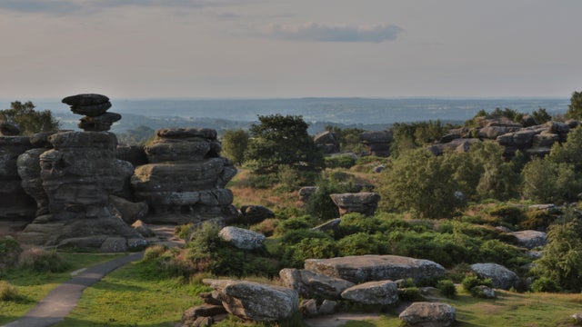 britishplaymap's tweet photo. Definitely one of our happy places @NTbrimhamrocks. If like us you love bouldering, scrambling, running, jumping, squeezing, hide and seeking then Brimham Rocks is the place for you! https://t.co/QmumFYl8Ar https://t.co/VPgAOEWTLl