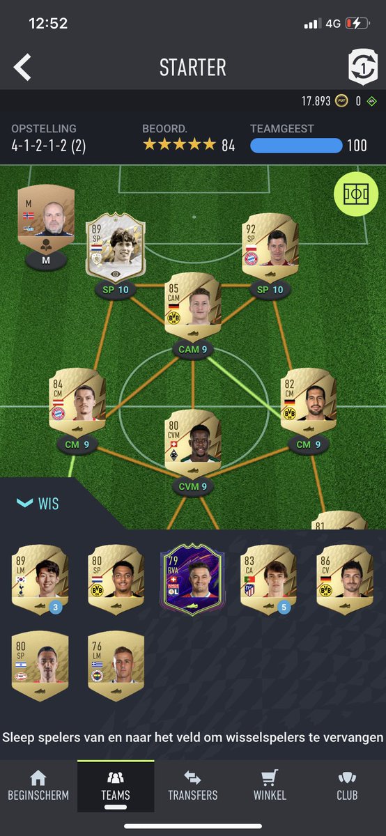 ItsLoseYourSoul's tweet photo. Just packed lewagoalski in a 2 player upgrade pack this is my team now 

Any improvements?

#fifa22  #fut  #ea #FIFA22Ratings #fifateam #FUT22 https://t.co/zjFDG9VuPy