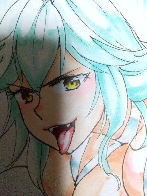 明日売るものが無いと怖いので頑張って描いてるよ 