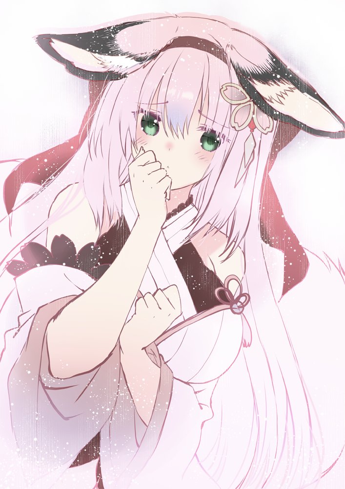 「花月ちゃんが失敗して落ち込んでたら頭なでなでしてあげたい(*˘︶˘*).。.:*」|むーのイラスト
