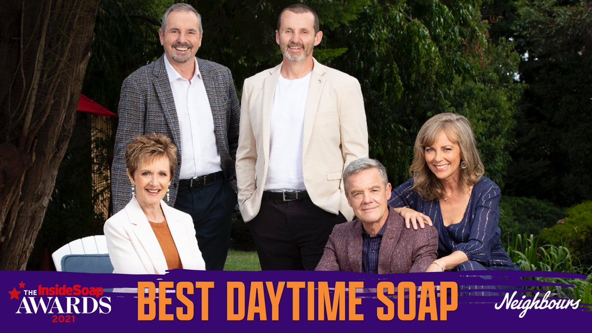 NeighboursTV's tweet image. We've been nominated for an @InsideSoapMag award! 🥰

Click the link below to vote for us for Best Daytime Soap - closes October 29th! #Neighbours 

➡️ bit.ly/3ukdJFJ