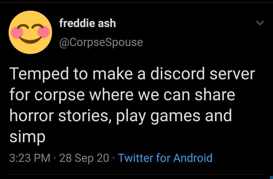 CorpseDiscord's tweet photo. something about how the night changes idk HAPPY BIRTHDAY TO US!!!!! https://t.co/fdB0GQzlAE