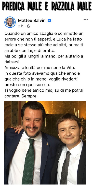 FankiuX's tweet photo. Le scuse non bastano, chi sbaglia paga COME TUTTI.

#FakeGreenPass

#PredicaMaleRazzolaMalissimo
 #Salvinivergognati #ReferendumCannabis https://t.co/5zaX8x5DIJ