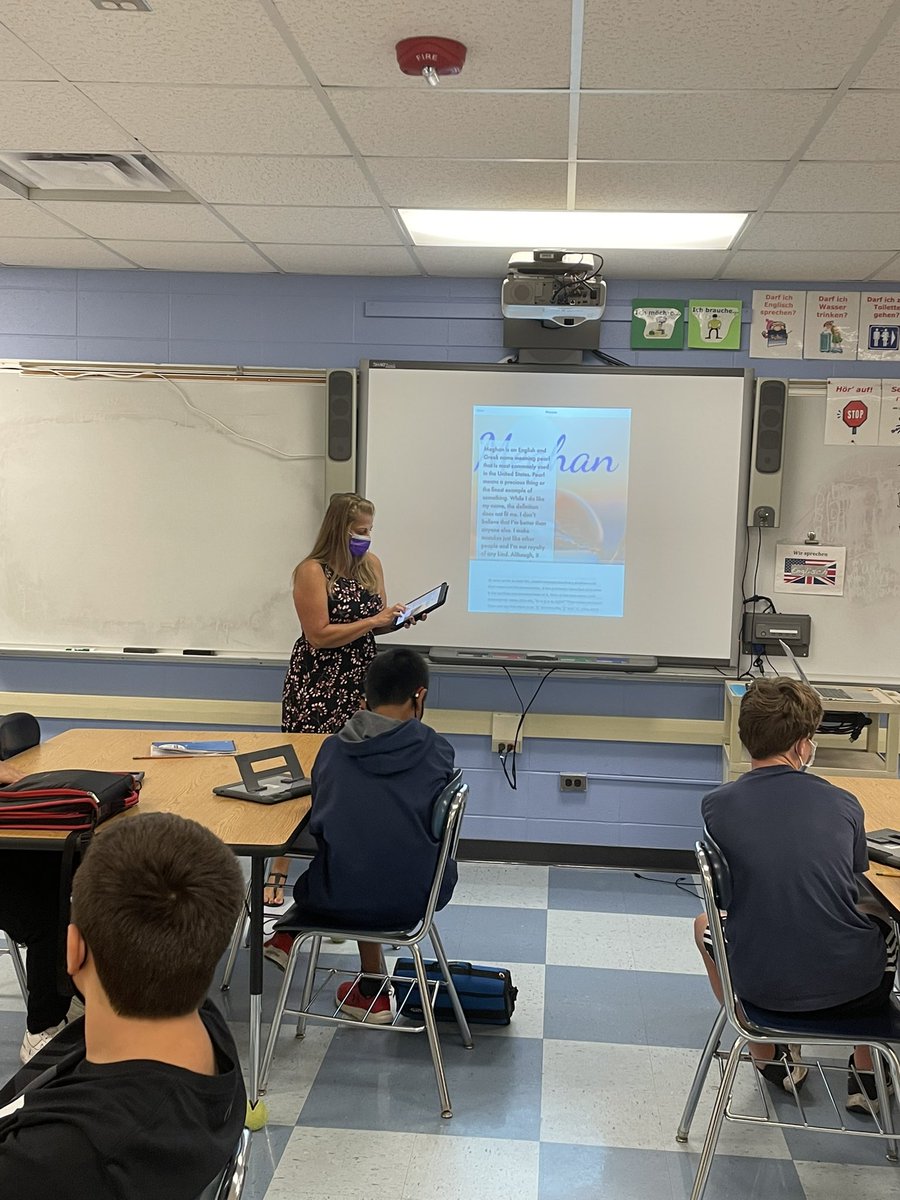 It’s SparkPage time! 7th writers wrote an essay about the history of their names. We had a visit from <a href="/jaforti40/">Jill Forti</a> to start working towards a final product using their essay and related pictures as a guide. I can’t wait to see their finished work! <a href="/HawkWolf39/">Highcrest/WJHS</a> <a href="/Wilmette39/">Wilmette Public Schools</a>